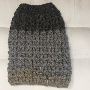 Hand crafted pets crochet sweater